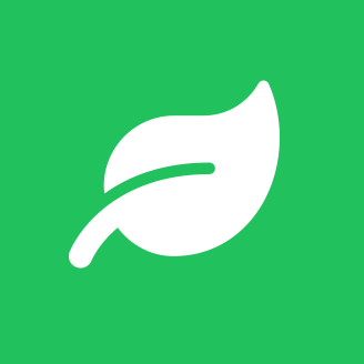white green Leaf icon