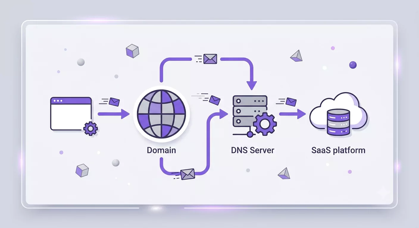 آموزش نحوه تنظیم نام دامنه برای استفاده از خدمات SaaS